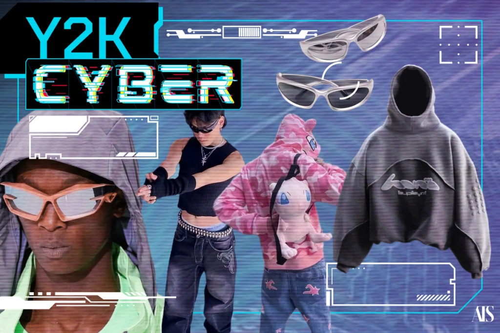แฟชั่น y2k ผู้ชาย Cyber